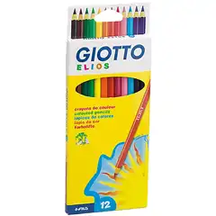 Material LAPICES DE COLOR GIOTTO-ELIOS HEXAGONAL CAJA DE 12 UDS. (275000)