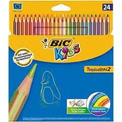 Material LAPICES BIC KIDS TROPICOLORS ESTUCHE 24 UDS. (832568) 57039