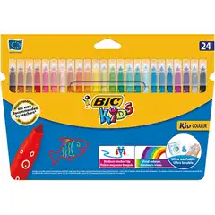 Material ROTULADORES BIC KIDS COULEUR 24 UDS. PUNTA MEDIA (841800) 79105