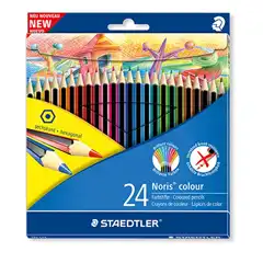 Material LAPICES STAEDTLER NORIS COLOUR 24 COLORES WOPEX 78083 30681 (185 C24) 78083