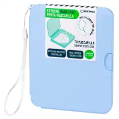 Material ESTUCHE PORTA MASCARILLA 130X105 COLOR AZUL XSECURE 77100110AZ