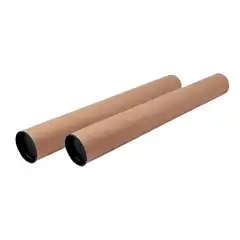 TUBO DE CARTON PARA ENVIO CON TAPA DE PLASTICO 40 DIAMETRO X 430 MM. LARGO 13146