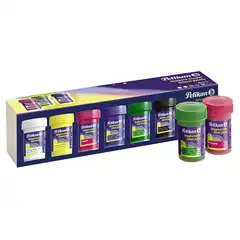 Material TEMPERA PELIKAN 6 COLORES 40 ML. + PINCEL (63599)