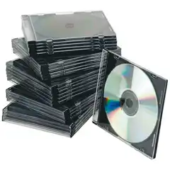 Material CAJA CD Q-CONNECT SLIM PACK DE 25 UDS. (31732)