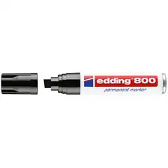 ROTULADOR EDDING 800 PERMANENTE PUNTA BISELADA GRUESA NEGRO (10800-01) 7303