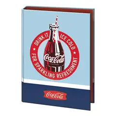 Material CARPETA DOHE 4 ANILLAS 40 MM. Fº SERIE COCA COLA NAVY (50260)