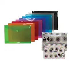 SOBRE COLORLINE CON CIERRE DE VELCRO A4+ COLORES SURTIDOS (90111)