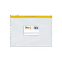 BOLSA DOHE ZIPPER A5 AMARILLO (99475)