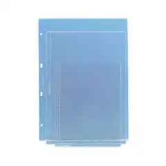 FUNDA GRAFOPLAS CORTE DIAGONAL A4 11 TALADROS PVC 100 MICRAS (05750004)