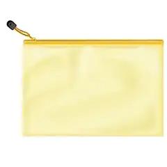 BOLSA DOHE CREMALLERA Fº AMARILLO (91212)