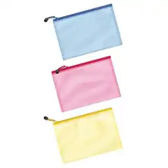 BOLSA DOHE CREMALLERA A5 AZUL (91220)
