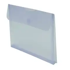Material SOBRE OFFICE BOX CIERRE VELCRO Y FUELLE 200 HOJAS A4 CRISTAL (90761)