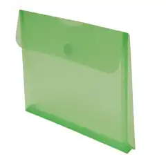Material SOBRE OFFICE BOX CIERRE VELCRO Y FUELLE 200 HOJAS A4 VERDE (90736)