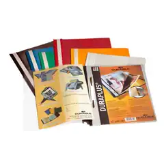 Material CARPETA DURABLE DURAPLUS A4 CON FASTENER BLANCO (142579-02)