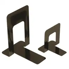 Material SOPORTA LIBROS OFFICE BOX DOS UDS. METALICOS ALTURA 228 MM. NEGRO (1724)