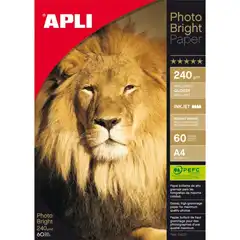 PAPEL PHOTO APLI BRIGHT 240GR 60HJ (4137)