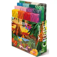 Material PAPEL CREPE SADIPAL COLORES SURTIDOS (06602)