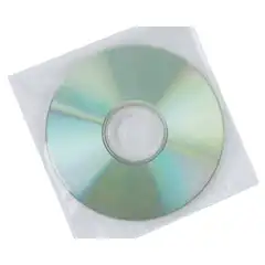Material SOBRE Q-CONNECT P/ CD PP CON SOLAPA PACK 50 UDS. (31729)