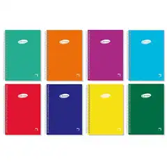 Material CUADERNO PACSA TAPA CARTON FÂº 80 HOJAS 60 GRS. CDLA. 4X4 PACSA (16418)