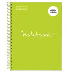 Material CUADERNO MIQUELRIUS NB-1 A4 80 HOJAS CDLA. 90 GRS. EMOTIONS LIMA (46076)