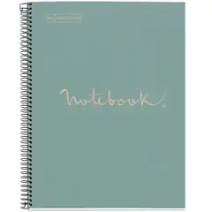 CUADERNO MIQUELRIUS NB-1 A4 80 HOJAS CDLA. ECOAZUL EMOTIONS (6092)