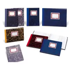 LIBRO DOHE DE CAJA APAISADO CARTONE 4º BURDEOS 09962