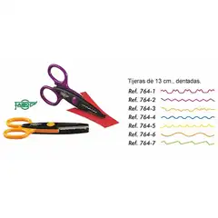 TIJERA FAIBO DENTADA (764-E)