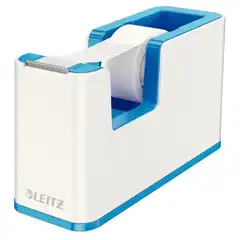 DISPENSADOR DE CINTA ADHESIVA LEITZ WOW DUAL AZUL/BLANCO (53641036)