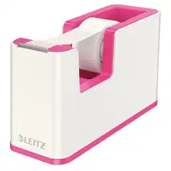 DISPENSADOR DE CINTA ADHESIVA LEITZ WOW DUAL FUCSIA/BLANCO (53641023)