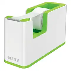 DISPENSADOR DE CINTA ADHESIVA LEITZ WOW DUAL VERDE/BLANCO (53641054)