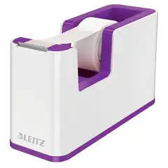 DISPENSADOR DE CINTA ADHESIVA LEITZ WOW DUAL VIOLETA/BLANCO (53641062)