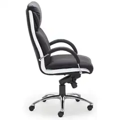 SILLON PIQUERAS EXTRACOMODO SIMILPIEL NEGRO CON BANDA BLANCA (95DB)