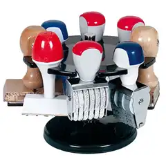 Material PORTASELLOS Q-CONNECT METALICO GIRATORIO 10 POSICIONES (20138)