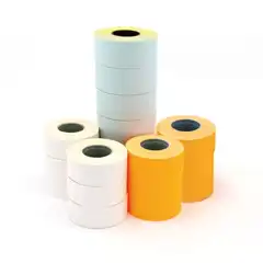 ETIQUETAS APLI PARA ETIQUETADORA 1 LINEA PERMANENTE 21X12MM PACK 6 ROLLOS 1000UNID (100910)