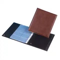 Material TARJETERO GRAFOPLAS A4 310X267X47 MM. DE 20 FUNDAS MARRON (03726041)