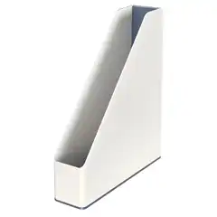 Material REVISTERO LEITZ WOW DUAL GRIS/BLANCO (53621001)