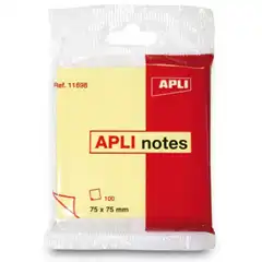 BOLSA NOTAS 75X75 COLOR ESTANDAR APLI 11698