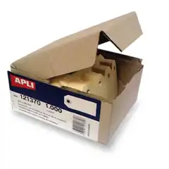 BOLSA ETIQUETAS CON ARANDELA 12 UND 100X51 MM 121374 APLI