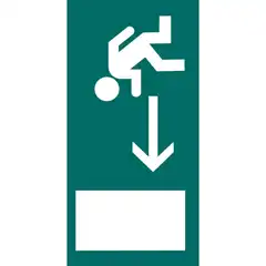 Material ETIQUETA SALIDA EMERGENCIA IZQUIERDA APLI 12377