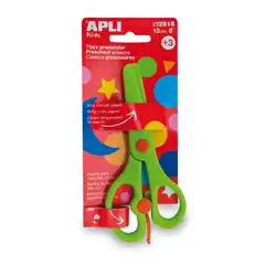TIJERA PREESCOLAR DE PLASTICO 13CM APLI 12815