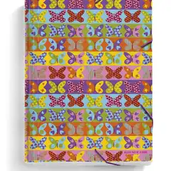 Material CARPETA ACORDEON A4 14 COMP. PP GOMAS MARIPOSAS MULTICOLOR ARP