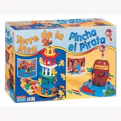 Material JUEGOS DE MESA FALOMIR -TORRE DE LA RISA + PINCHAPIRATA 26119