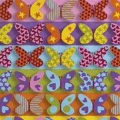 Material NB-4 A4 120 CLA PP MARIPOSAS MULTICOLOR ARP