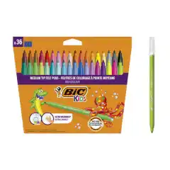 ROTULADORES BIC KIDS 36 COLORES 516820