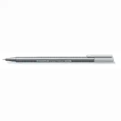 ROTULADOR TRIPLUS FINELINER STAEDTLER GRIS PLATA 334-82