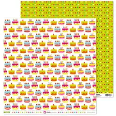 PACK5 PAPEL SCRAP 12x12TARTAS FIESTA! GRAFOPLAS REF.37019140