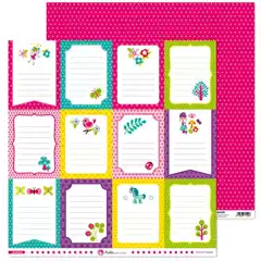 PACK5 PAPEL SCRAP 12x12TARJETAS FANTASI GRAFOPLAS REF.37019161