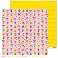 PACK5 PAPEL SCRAP 12x12PAJAROS FANTASIA GRAFOPLAS REF.37019171
