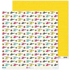 PACK5 PAPEL SCRAP 12x12 HELICOPT.JUEGOS GRAFOPLAS REF.37019179