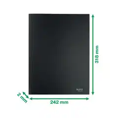 CARPETA LEITZ RECYCLE 3 SOLAPAS DE CARTON 100% RECICLABLE A4 NEGRO (39060095) CARPETA LEITZ RECYCLE 3 SOLAPAS DE CARTON 100% RECICLABLE A4 NEGRO (39060095)
